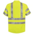 thumbnail image 2 of Red Kap Men's Hi-Visibility Short Sleeve Work Shirt - Type R, Class 3, 2 of 3