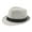 Light Gray, variant on Wide Brim Sun Protection Hat Solid Color Boater Summer Beach Sunhat for Vacation