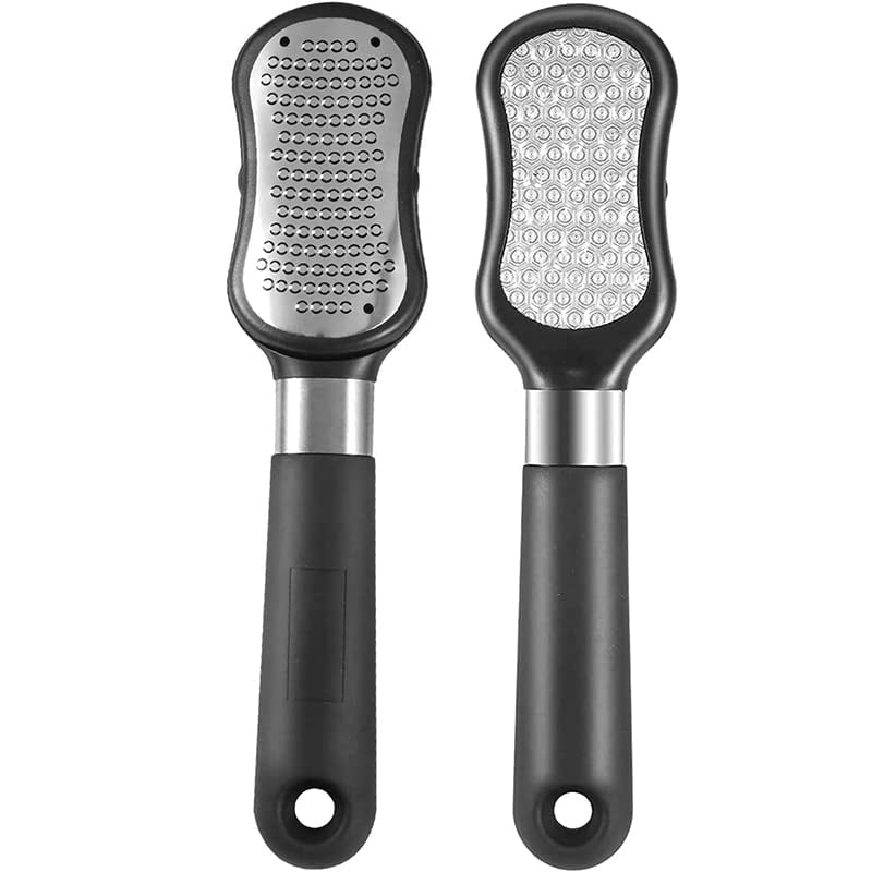 Colossal Pedicure Rasp Foot File, Foot care pedicure metal surface tool to remove hard skin. Can be Used on both wet and dry feet, Surgical grade stainless steel file