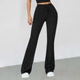 thumbnail image 5 of Fleece Lined Winter Pants High Waisted Loose Fit Thermal Yoga Pants Trousers for Women Casual Lounge Warm Joggers Sweatpants Winter Warm Gifts for Women | Sopatenor,Black XS, 5 of 9
