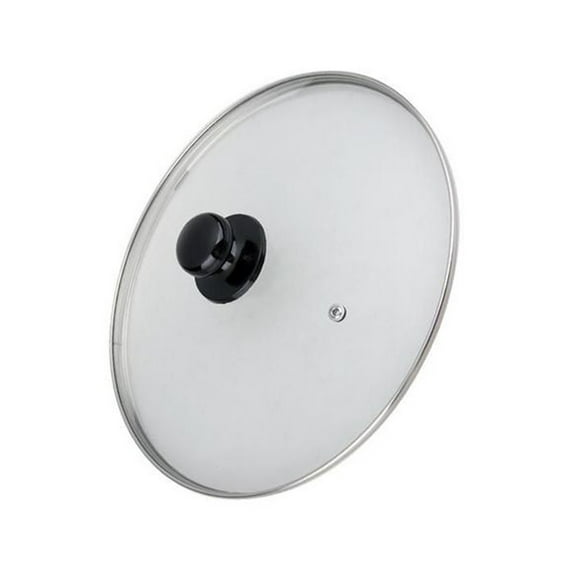 5.9" Glass Slow Cooker Lid, Replacement Round Glass Lid, Universal Tempered Glass Lid with Sturdy Handle for Frying Pans, Thickened and Transparent Cookware Cover