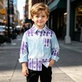 thumbnail image 4 of Taqqpue Toddler Boys Long Sleeve Button Down Shirts Kids Casual Plus Size Plaid Blouse Shirt,Loose Fit Fall Winter OverSize Jacket Tops for Boys 2-7 Years, 4 of 6