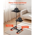 thumbnail image 2 of KFFKFF Support de Projecteur, Support de Plancher pour Portable à 2 Étagères, Table de Supports de Projecteur avec Hauteur Réglable de 33,86 à 53,54 Pouces, Cadre à Poutre en I Supports de Projecteurs Trépied, 2 of 9