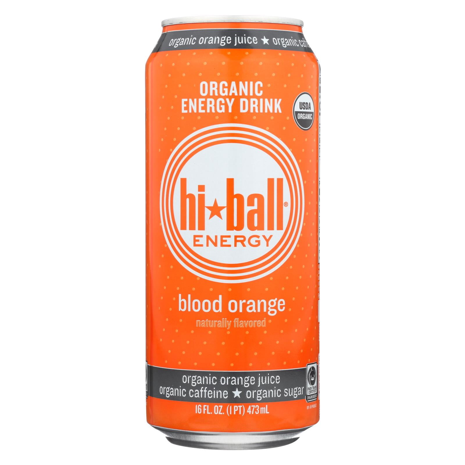 (Case of 1 )Hi Ball Energy Drink Blood Orange Case of 1 8/16 fl