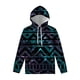 thumbnail image 3 of Sudadera con capucha con estampado tribal azteca antiguo para hombres y mujeres, sudadera con capucha colorida con estampado 3D informal de calle, jersey de manga larga, 3 of 5