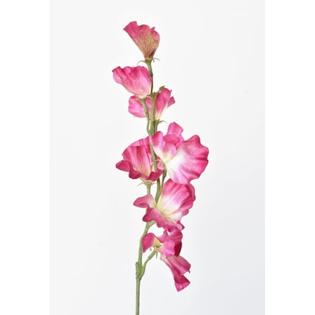 22" Faux Fuchsia Sweet Pea Stem