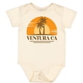thumbnail image 3 of Inktastic Ventura California Retro Sunset Boys or Girls Baby Bodysuit, 3 of 5
