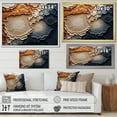 thumbnail image 4 of Designart "Tranquil Blue Beige Geode" Stone Geode Floater Framed Canvas Prints, 4 of 5