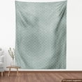 thumbnail image 3 of Ambesonne Retro Fabric by the Yard Upholstery, Delicate Floral, 3 Yards, Pale Sage Green White, 3 of 4