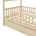 thumbnail image 5 of Wooden House Bed with Two Drawers, 5 of 5