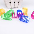 thumbnail image 2 of 4Pcs Plastic Spring Cat Toy Colorful Coil Spiral Springs Pet Action Wide Durable Interactive Toy Pet Accessory, 2 of 8