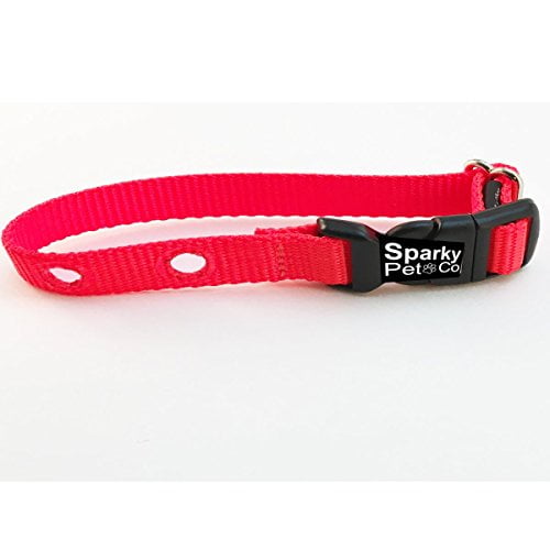 Sparky PetCo 3/4" Heavy Duty Nylon 2 Hole 1.25" Dog Replacement Strap 10 Colors 