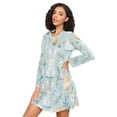 thumbnail image 3 of FORMRS Womens Long Sleeve Nightgowns Crew Neck Sleep Shirt Soft Pajamas Sizes S-3XL, Floral Easter, 3 of 8