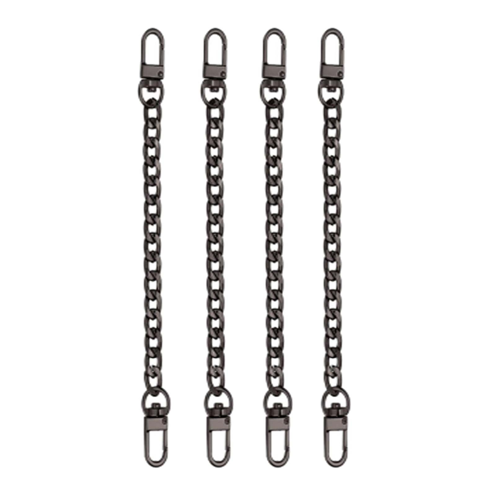 4 Pcs Purse Chain Strap Extender 7.9 Inch Purse Chain and 8 Pcs Studs  Rivets D Ring, Flat Purse Stra…See more 4 Pcs Purse Chain Strap Extender  7.9