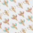 thumbnail image 4 of 30Pcs 3 Colors Angel Pendants Enamel Angel Charms Fairy Angel Wings Dangle Pendants with Loop Design Angel Hanging Charms for DIY Crafting Supplies Mixed Color, 4 of 6