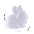 thumbnail image 2 of Eoozwa Easter Bunny Transparent Storage Box Plastic Candy Snack Container for Gift Packaging Party Favors Small Item Organizer, 2 of 6