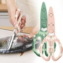 Gifts Dianli Multifunctional Household Kitchen Scissors Strong Chicken Meat Shears Food Grade Stainless Steel Multipurpose Cutter for Meat Fish Vegetables End-of-Season Clea-rance Discounts