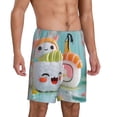 thumbnail image 5 of KLL Kawaii Sushi Characters Delight for Men's 1-Pack Shorts,Sleep Pajama Shorts for Men Soft Pj Shorts Men's Pajama Bottoms Sleepwear -Large, 5 of 7