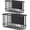 (2-Pack) Black/(L+XL), variant on Laundry Room Organization & Stormagnetic Basket Shdryer Ball Lint Bin File Holder Container For Fridge Washer