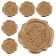 thumbnail image 1 of Miangastore Wax Seal Kit Light Brown Plastic 10Set 1.0In Square Invitation, 1 of 8