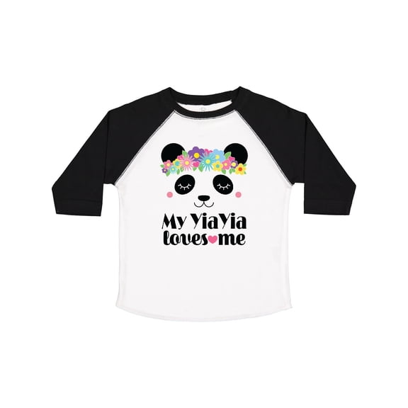 Inktastic My Yiayia Loves Me Yia Yia Bear Girls Toddler T-Shirt