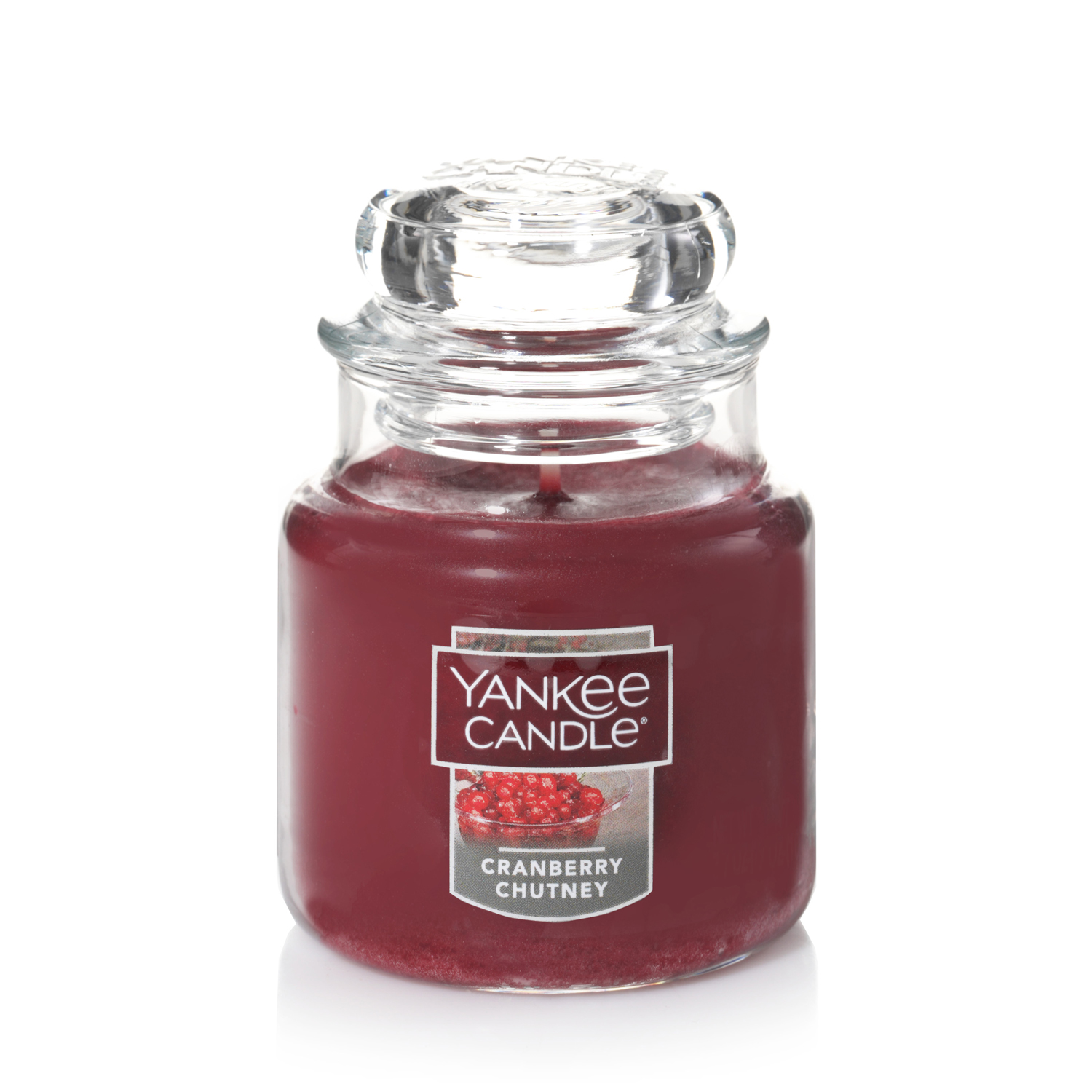 Yankee Candle Small Jar Candle, Cranberry Chutney
