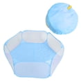 thumbnail image 2 of Pet Cage Tent, Small Animal Playpen Portable Breathable Sturdy Structure  for Rabbits for Indoor Black,Blue,Roseate, 2 of 8