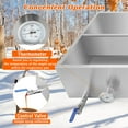 thumbnail image 5 of Maple Syrup Evaporator Pan, Maple Syrup Pan with Thermometer & 3/4" Throttle Valve, Stainless Steel Maple Syrup Boiling Pan for Making Sweet Maple Syrup, 5 of 7