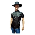 thumbnail image 2 of Camisa De Satin Caballero Grabado Animal Print, 2 of 4