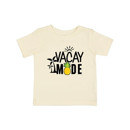 

Inktastic Vacay Mode with Palm Trees Sun and Pineapple Gift Baby Boy or Baby Girl T-Shirt