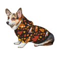 thumbnail image 3 of JUNZAN Autumn Forest Small Animals Lazy Dog Hoodie Puppy Sweater Sweatshirt,Cold Weather Coat Pet Clothes for Dog Cat-X-Large, 3 of 6