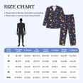 thumbnail image 4 of Lsque Galaxy Pattern Long Sleeve Pajama Set for Men - Soft 2-Piece Sleepwear and Loungewear Set with Pockets, Comfy Nightwear-Large, 4 of 7