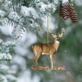 thumbnail image 4 of geerera Acrylic Deer Car Decor, Christmas Keychain Pendant, Suitable for Holiday Gifts, Auto Accessories, 4 of 5