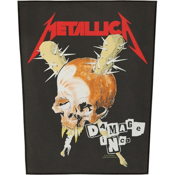 Men's Metallica Damage Inc Back Patch Black