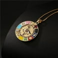 thumbnail image 2 of Pendant Amulet Magical Lucky Symbols Horus Eye,Golden Jewelry Vintage Powerful Gift for Women Men, 2 of 6
