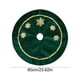 thumbnail image 3 of Herunwer Velvet Christmas Tree Skirt Fur Plush Tree Skirt Xmas Skirts for Merry Christmas Party Vintage Holiday Decorations, 3 of 6