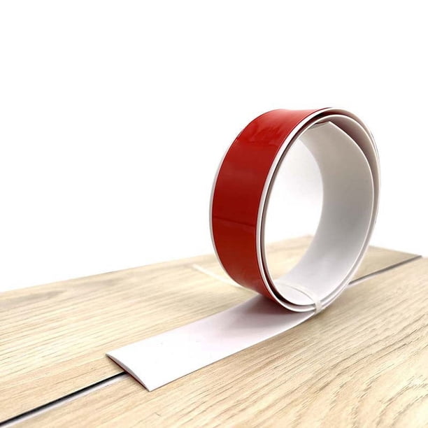 Tira de moldura de hebilla plana autoadhesiva sin pegamento para piso de madera, tira de cierre de borde, tira de umbral de puerta, tira de puerta, banda de borde de costura, decoración de