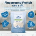 thumbnail image 2 of URSALT French Sea Salt Fine Ground. (1lb – 454g) +82 Mineral Rich Organic Sea Salt. Unrefined 100% Natural and Hand-Harvested Premium Gourmet French Salt, 2 of 6