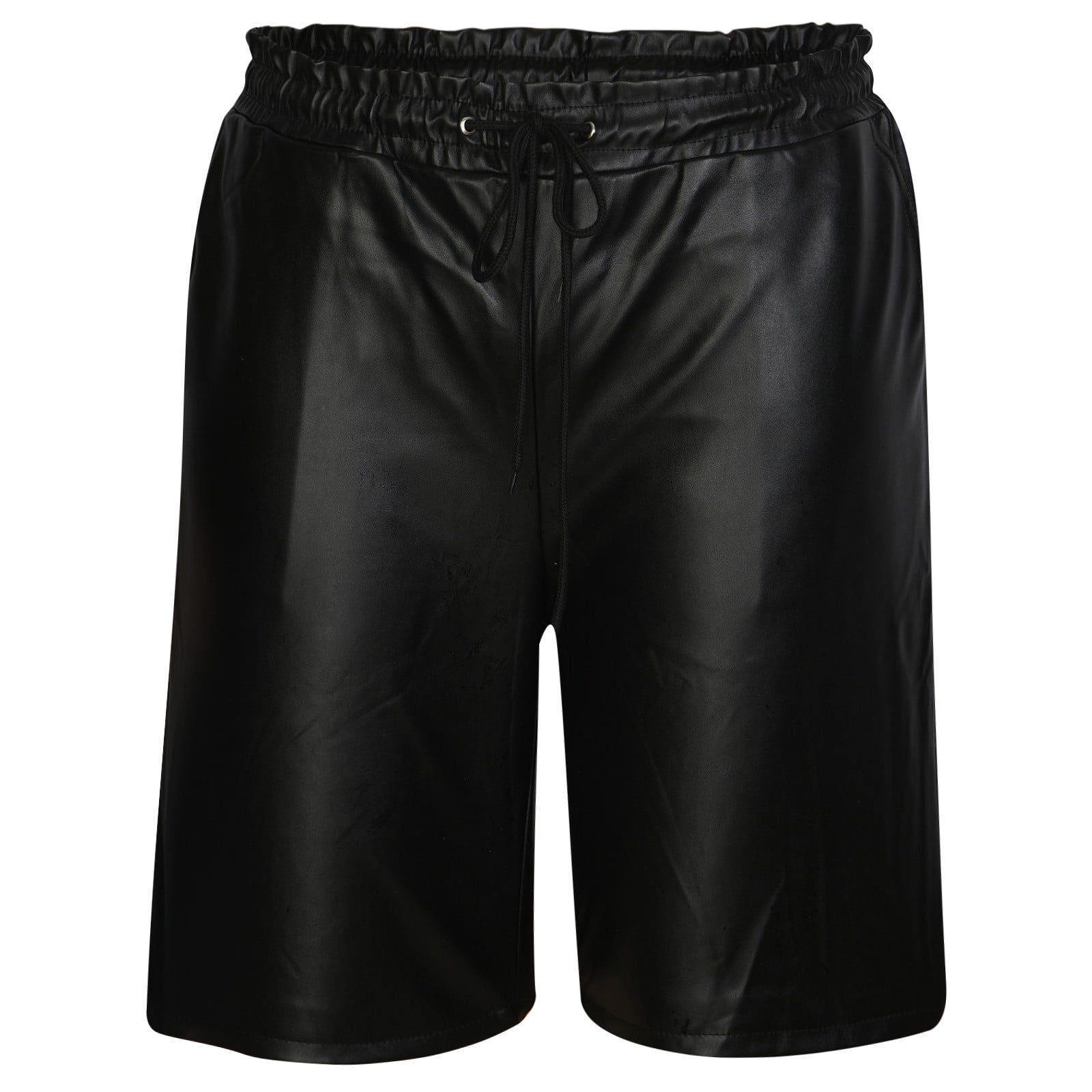 Pants for Women, Short Pants, Black Pants, Eco Leather Pants