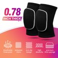 thumbnail image 5 of Rirozkan Knee Pads, Knee Brace for Volleyball, Soft Breathable Knee Sleeves, Protective Knee Support for Sports, Basketball Dance Yoga for Workout Running, 5 of 7