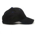 thumbnail image 5 of Outdoor Cap 00045727528932 Brushed Twill Sandwich Visor Cap, Black & Royal - One Size, 5 of 9