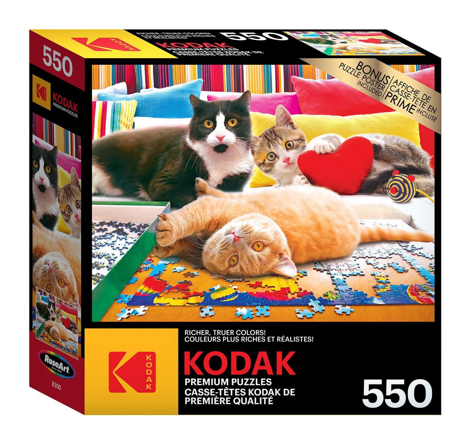 Kodak 550 Piece Jigsaw Puzzle - Puzzle Kittens, Kodak Prem 550PC Puzzle