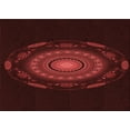 thumbnail image 1 of Ahgly Company Tapis d'Intérieur Lavables en Machine Rectangle Transitionnel Rouge Safran, 5' x 8', 1 of 7