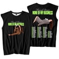 thumbnail image 2 of Hannah Berner None Of My Business Tour Tank Tops Sleeveless T-Shirt port Vest Women Men Casual Outdoor Sportwear, 2 of 3