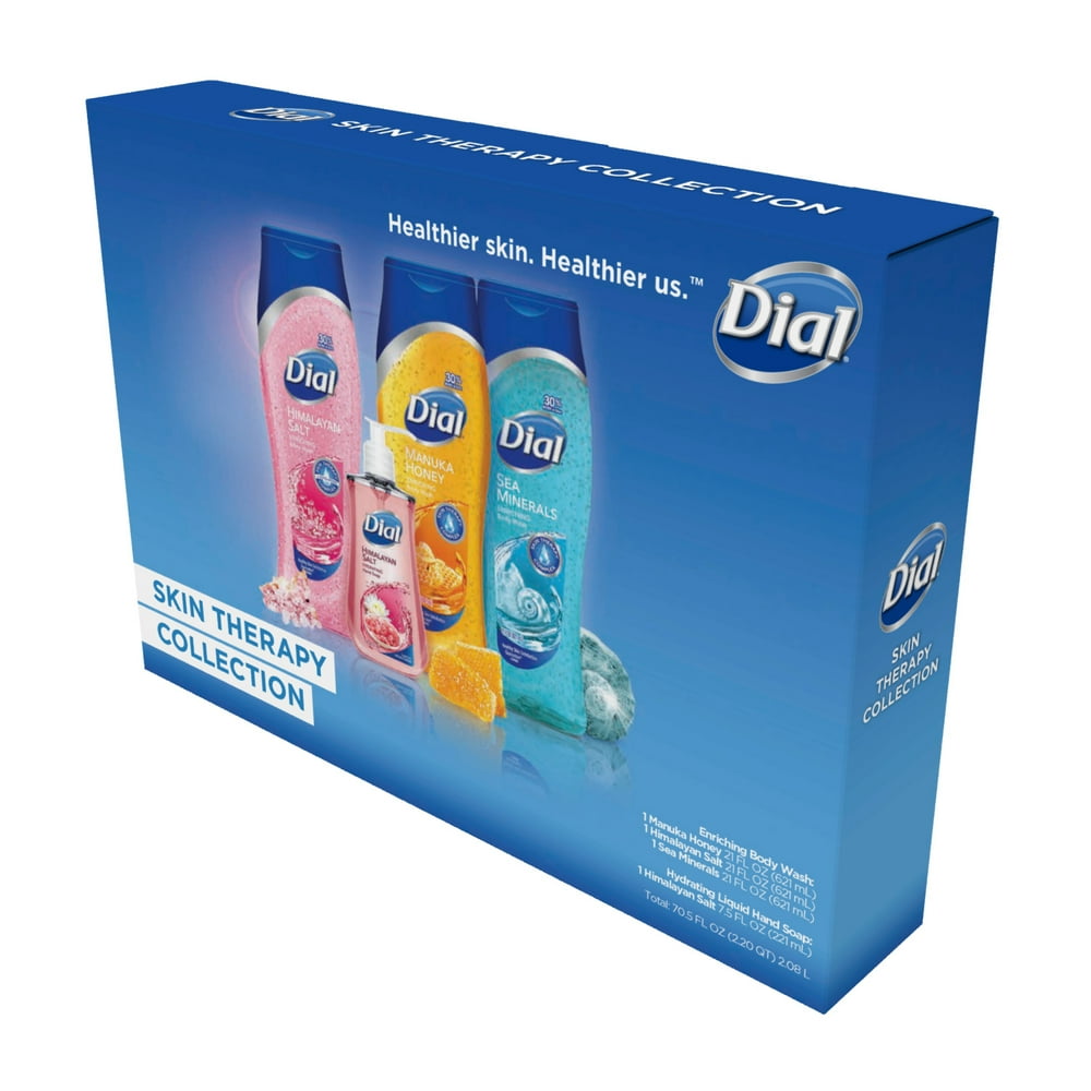 Dial Body Wash and Liquid Hand Soap, Skin Therapy Collection, 4 Piece