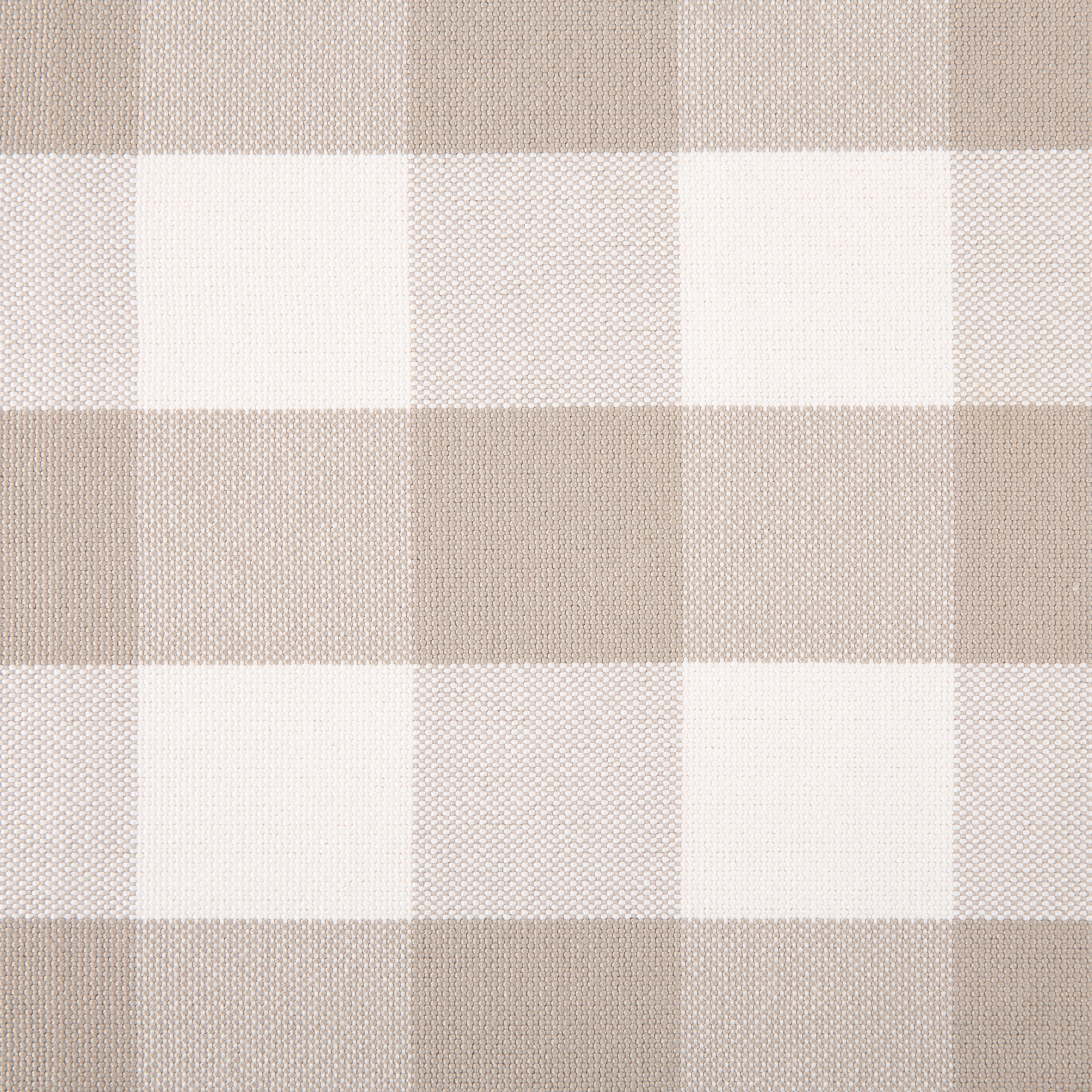 Mainstays Table Runner Beige Plaid, 14” x 72”, 100% Polyester