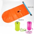 thumbnail image 4 of Naiovety Bolsa de natación Inflable de PVC Boya salvavidas con cinturón ajustable Equipo impermeable Paquete de bolsa de Bolsas grandes para Deportes acuáticos Amarillo, 4 of 6