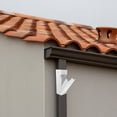 thumbnail image 2 of White Metal Colander Rainwater Collector for Storage Easy to Use and Install Iron Material 1 Piece, 2 of 9