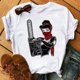 thumbnail image 3 of Nuevas camisetas de moda para mujer, camiseta con estampado de princesa Punk, ropa de manga corta, camiseta Kawaii de Disney, camisetas para mujer, ropa de calle, 3 of 5