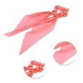 thumbnail image 3 of Unique Bargains 1 Pc Solid Tie Triangle Ribbon Scrunchies Red, 3 of 5